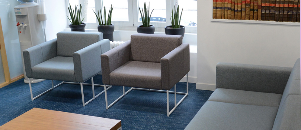 Salas de espera oficinas Mormeneo Abogados