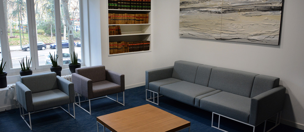 Sala de espera Mormeneo Abogados